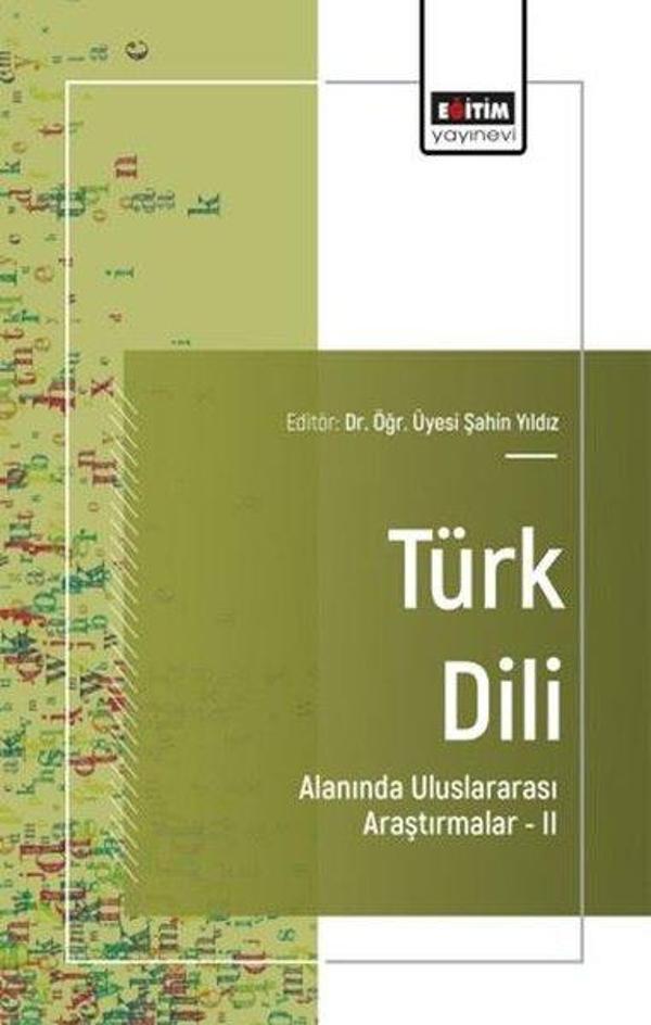 Türk Dili Alanında Uluslararası Araştırmalar 2 - Eğitim Yayınevi - Image 1