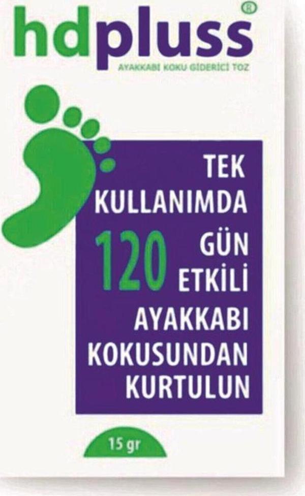 LEKE VE İZ BIRAKMAZ 12'li Hd Pluss Ayak Koku Giderici Önleyici Toz 120 Gün Etkil - Image 1