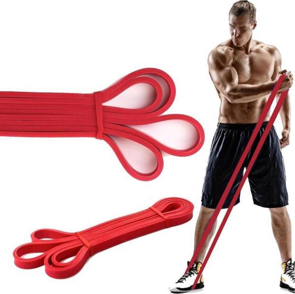 Leyaton Direnç Lastiği Direnç Bandı Powerband Kırmızı (208Cm X 4,5 Mm X 13 Mm) - Image 1