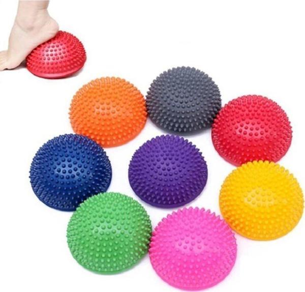 Duyu Atölyesi Duyu Denge Nehir Taşları Dikenli Duyusal Denge Yarım Top 6 Lı Set - Image 1