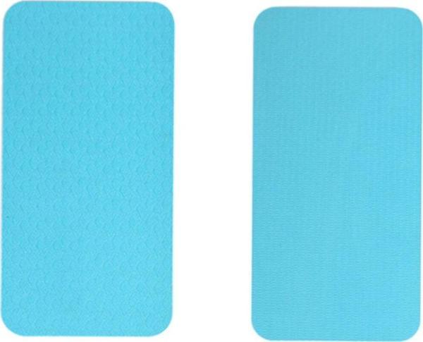 Leyaton Yoga Diz Dirsek Destek Yastığı Kaymaz Mat 10 Mm  Çift Renk Mavi Siyah - Image 1