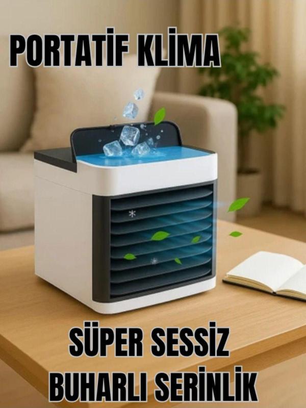 Smith Taşınabilir Hava Soğutucu Usb Mini Klima Fan 3 Kademeli Hava Temizleyici Vantilatör Mini Klima - Image 1