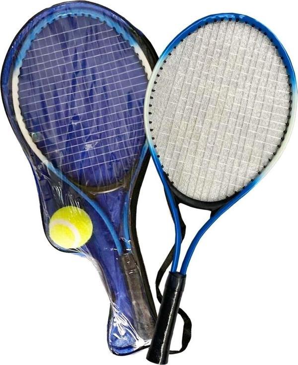 Leyaton Çocuk Tenis Raketi Seti 21 Inç 2 Raket 1 Top Çantalı Set - Image 1