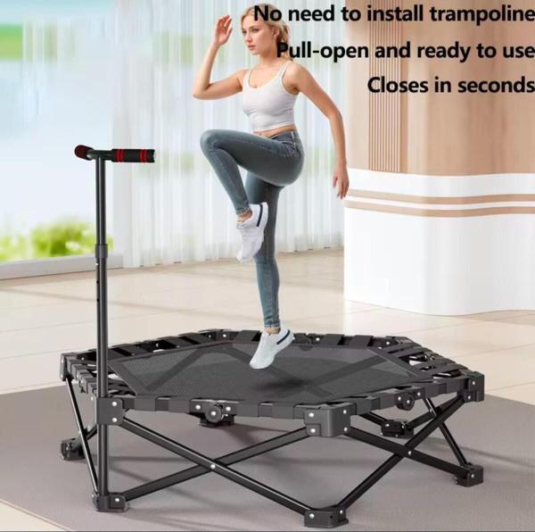 Leyaton Tutmalı Katlanır Step Trambolin 106 Cm Yetişkin -Çocuk - Image 1