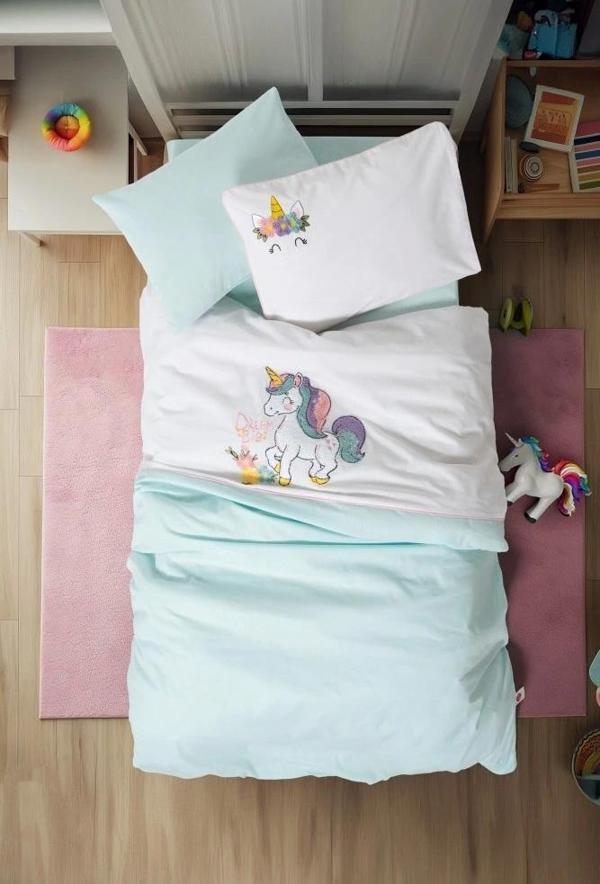 Nessiworld Cotton Box Punch Nakışlı Bebek Nevresim Takımı Dolly - Image 1