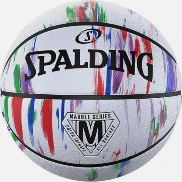 Spalding Basket Topu 2021 Marble Series Rainbow (84397Z) Size :7  - Image 1