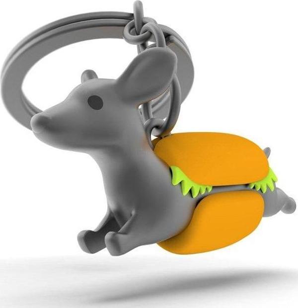 Metalmorphose Dachshund Sosisli Sandviç Anahtarlık - Image 1