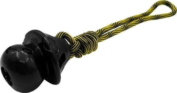Gimdog Funghetti TPR, Çekiştirmeli Köpek Oyuncağı Siyah 35 cm - Image 1