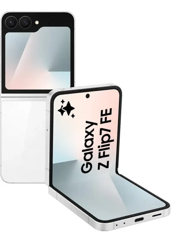 Samsung Galaxy Z Flip7 Fe 128 GB 8 GB Ram (Samsung Türkiye Garantili) Beyaz - Image 1