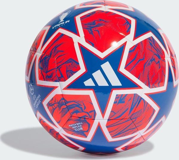 Ucl Club 23/24 Knockout Kırmızı Futbol Topu (IN9327) - Image 1