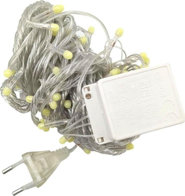 10 M 100 Led Damla Uçlu Led Işık Beyaz Işık Şeffaf Kablo - Image 1