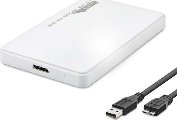 Hdd Kutu Usb3.0 Plastik Sata 2.5" Beyaz HDX1752 - Image 1