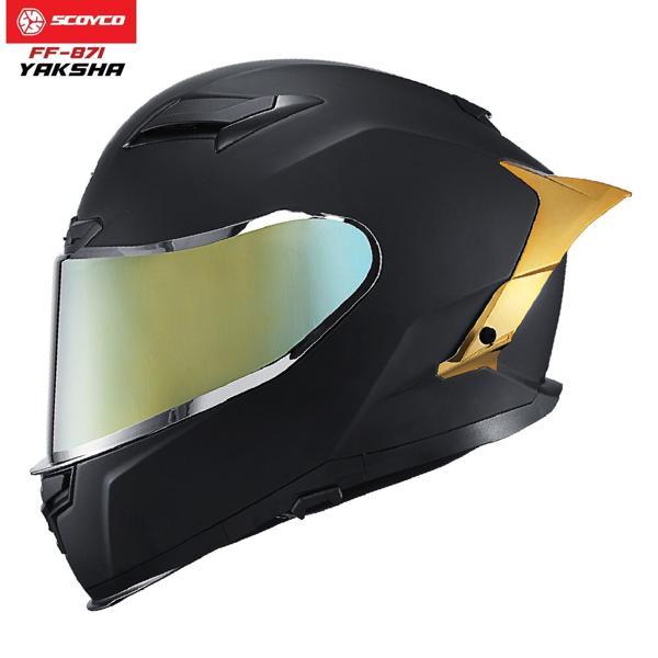 SCOYCO FF-871 MAT BLACK FULL FACE KASK - Image 1