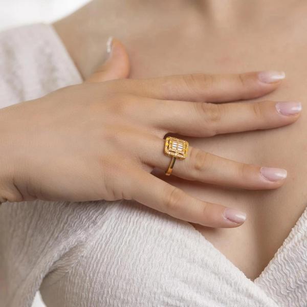 Yiğitbaşı Gold 22 Ayar Baget Yüzük 3086 - Image 1