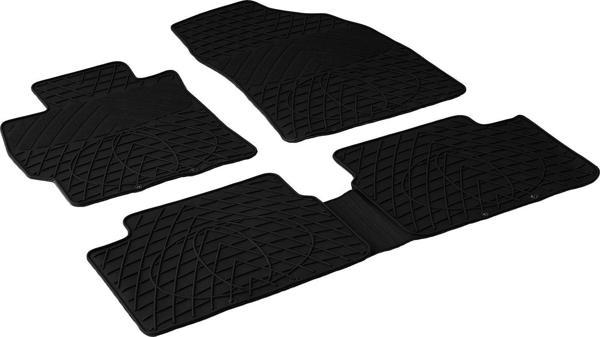 Image Toyota Aurıs Hb (2007 - 2012) Kauçuk Oto Paspas Siyah - Image 1
