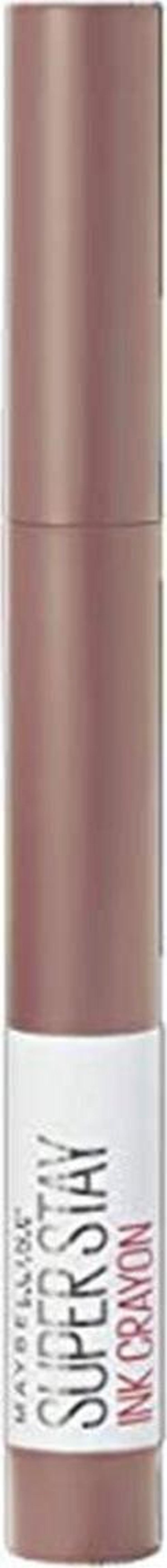 Marka: Maybelline New York Super Stay Ink Crayon Kalem Mat Ruj - 10 Trust Your Gut Kategori: Ruj - Image 1