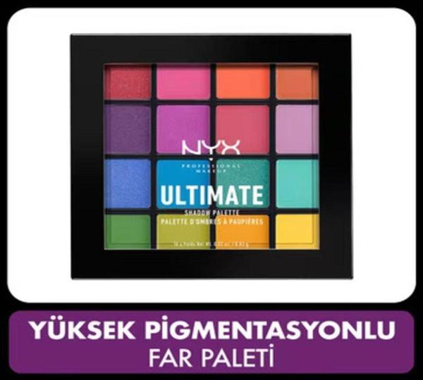 Professional Makeup Göz Farı Paleti - Ultimate Shadow Palette Brights - Image 1