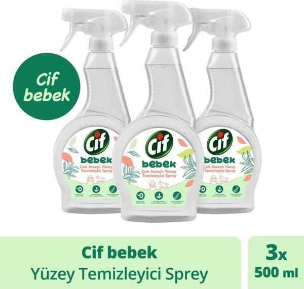 Cif Bebek Çok Amaçlı Yüzey Temizleyici Sprey 500 Ml - Image 1