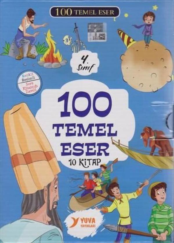 4. Sınıf 100 Temel Eser-10 Kitap Takım - Yuva - Image 1