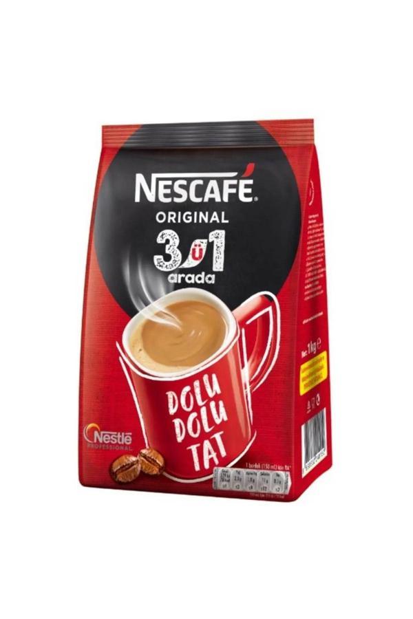 Nescafe 3'ü 1 Arada Kahve 1000 gr 3 Adet - Image 1