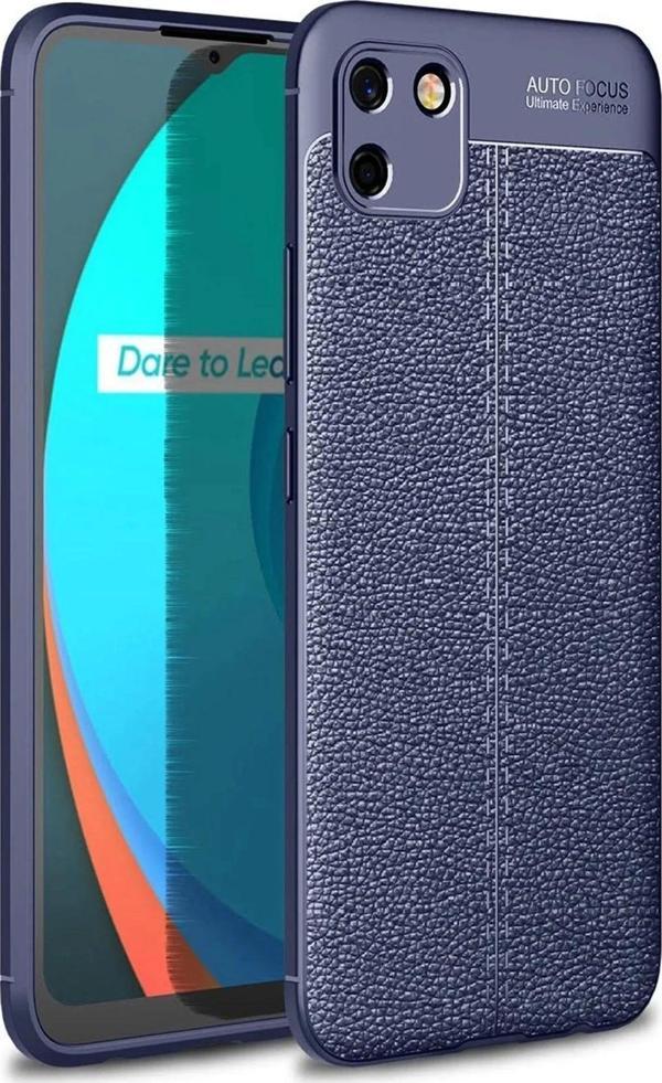 Realme C11 2021 Kılıf Auto Focus Kapak - Lacivert - Image 1