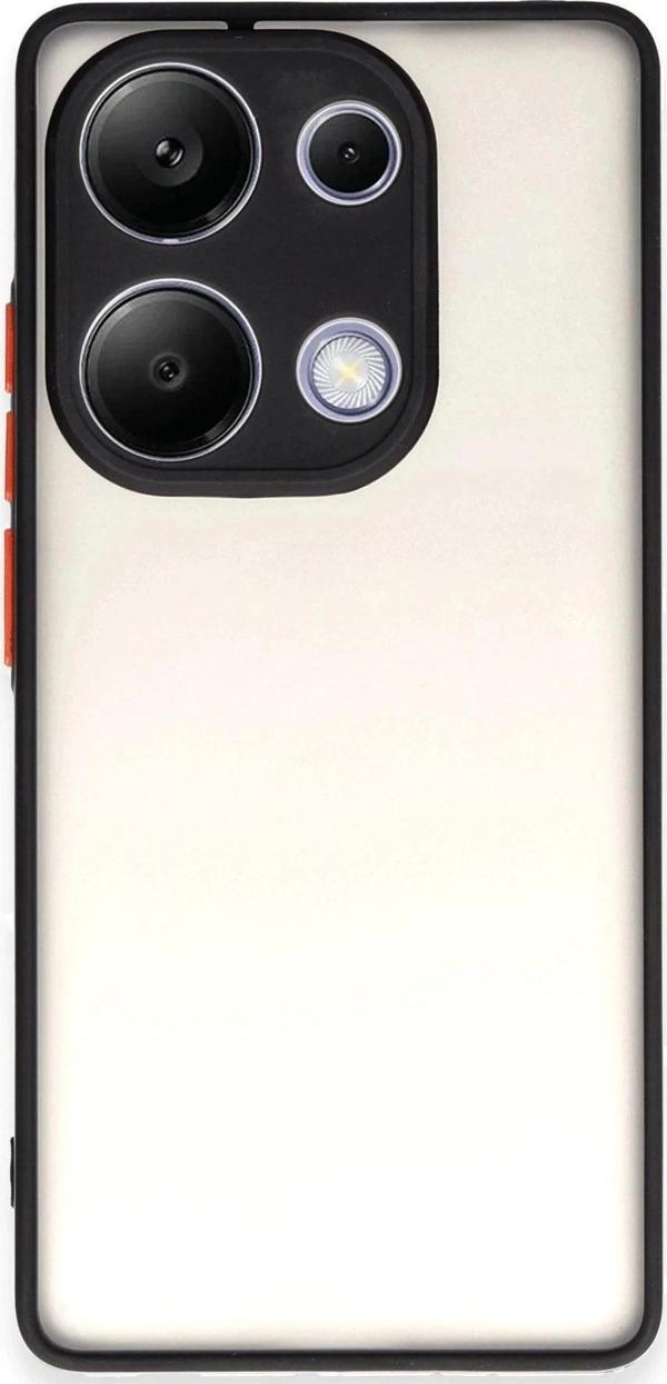 Xiaomi Redmi Note 13 Pro 4G Kılıf Montreal Silikon Kapak - Siyah - Image 1