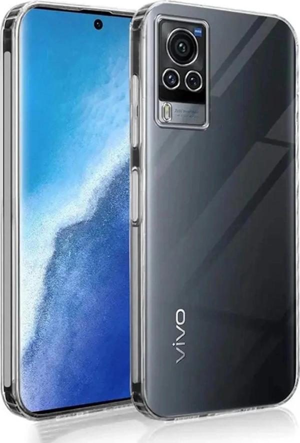 Vivo V30 5G Kılıf Lüx Şeffaf Silikon - Image 1