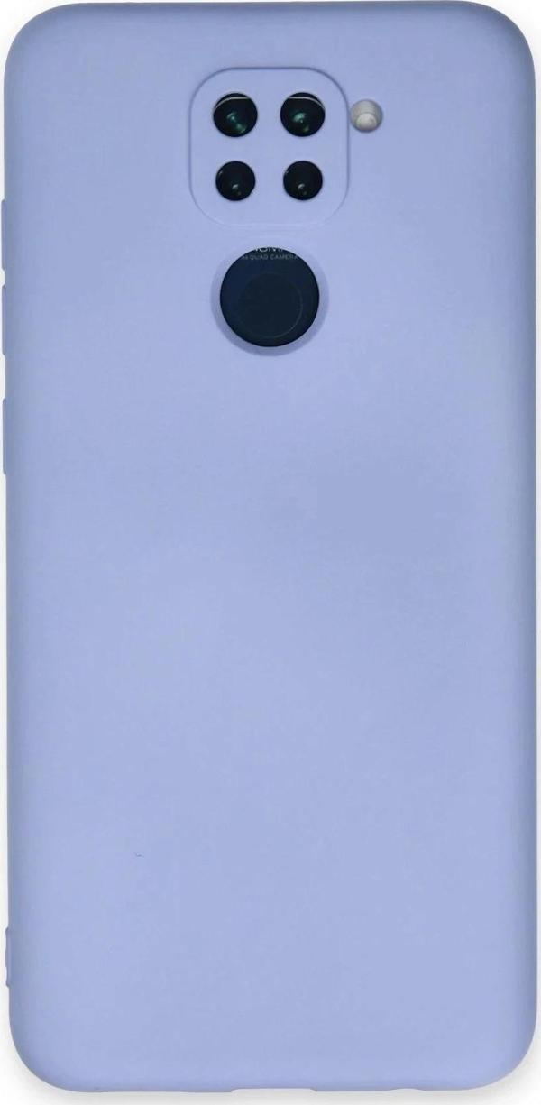 Xiaomi Redmi Note 9 Kılıf Nano içi Kadife Silikon - Lila - Image 1