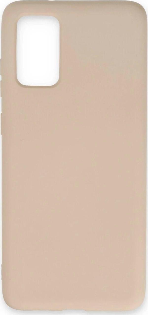 Samsung Galaxy S20 Kılıf Nano içi Kadife Silikon - Pudra - Image 1