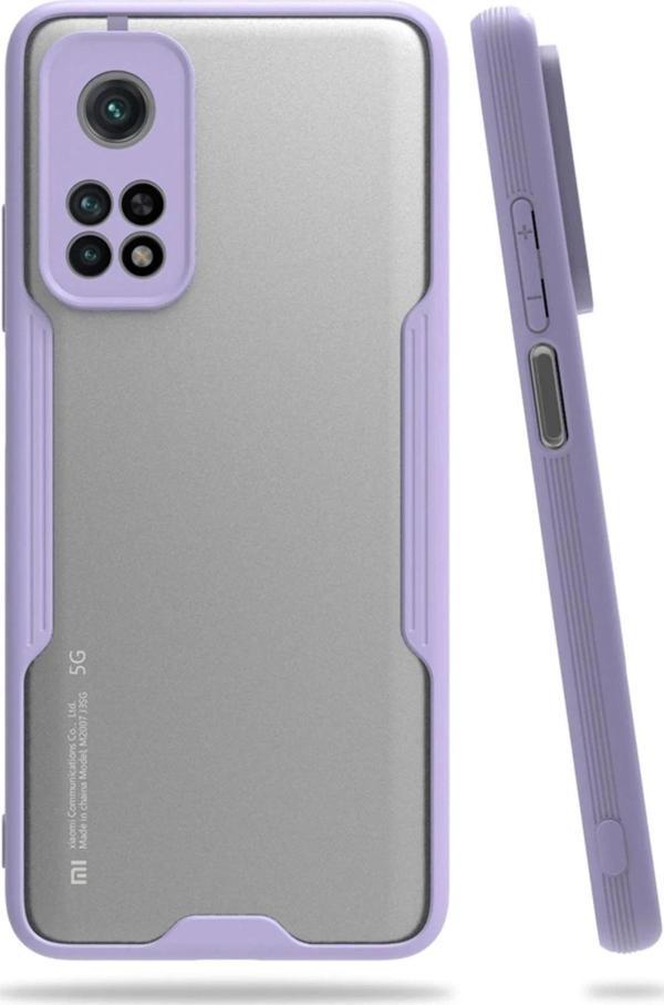 Xiaomi Mi 10T Pro Kılıf Platin Silikon - Lila - Image 1