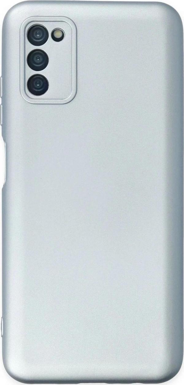 Samsung Galaxy A03S Kılıf Nano içi Kadife Silikon - Sky Blue - Image 1