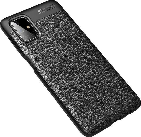 Samsung Galaxy M51 Kılıf Auto Focus Kapak - Siyah - Image 1