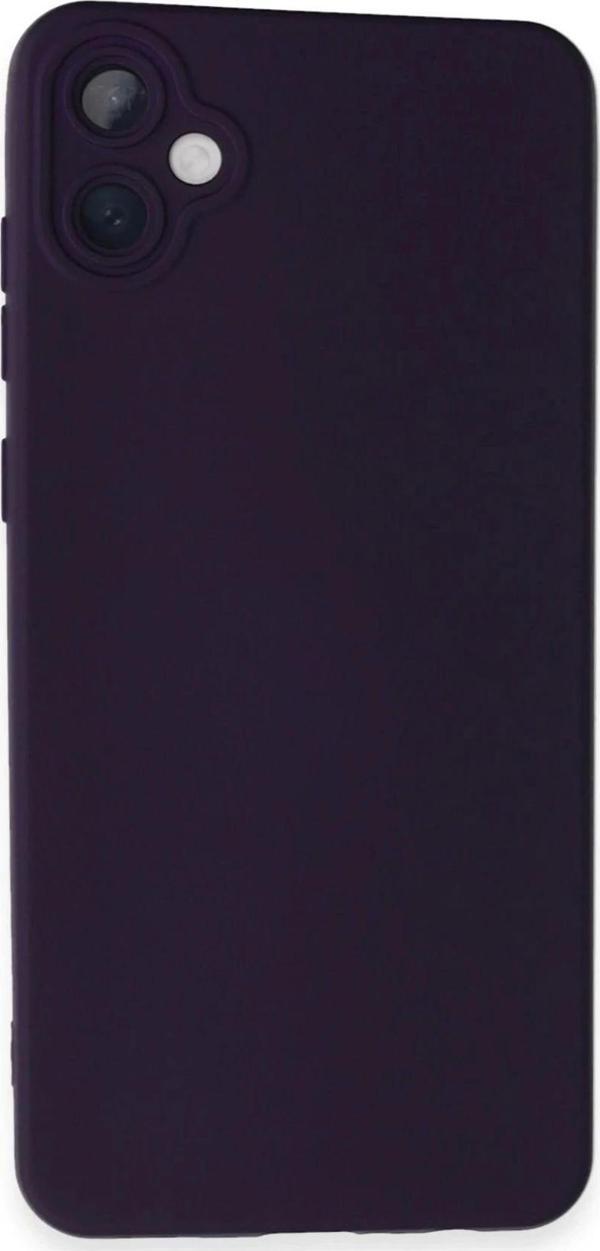 Samsung Galaxy A05 Kılıf Nano içi Kadife Silikon - Mor - Image 1