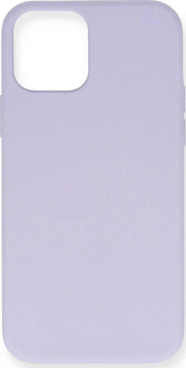 iPhone 12 Pro Max Kılıf Nano içi Kadife Silikon- Lila - Image 1