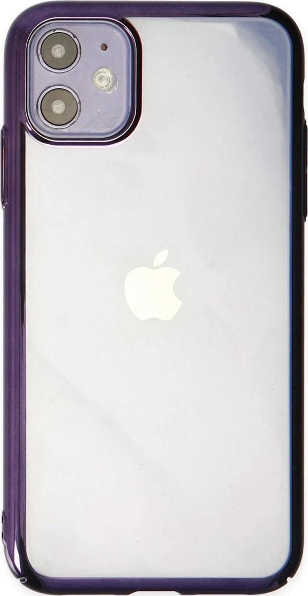 iPhone 12 Kılıf Element Silikon - Mor - Image 1