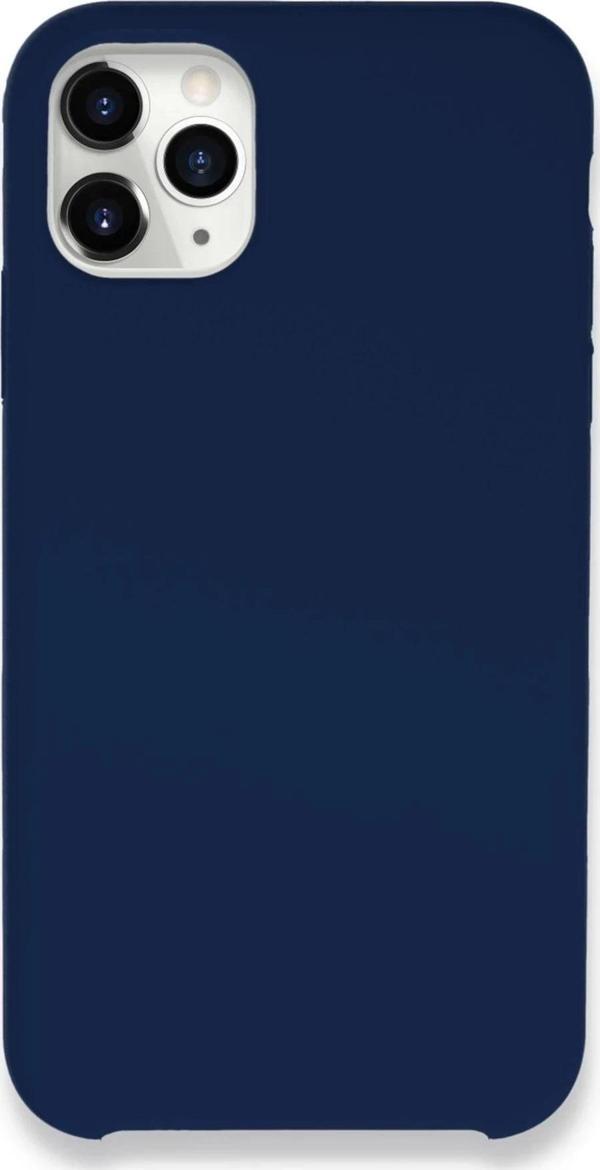 iPhone 11 Pro Max Kılıf Lansman Legant Silikon - Lacivert - Image 1