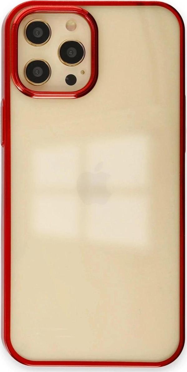 iPhone 12 Pro Max Kılıf Element Silikon - Kırmızı - Image 1