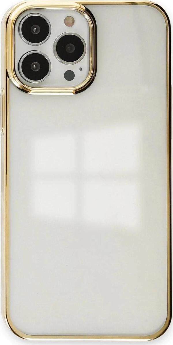 iPhone 13 Pro Kılıf Element Silikon - Gold - Image 1