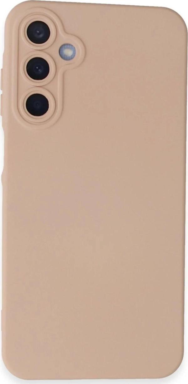 Samsung Galaxy A05S Kılıf Nano içi Kadife Silikon - Pudra - Image 1