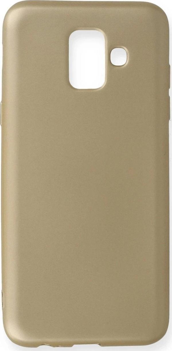 Samsung Galaxy A6 2018 Kılıf First Silikon - Gold - Image 1