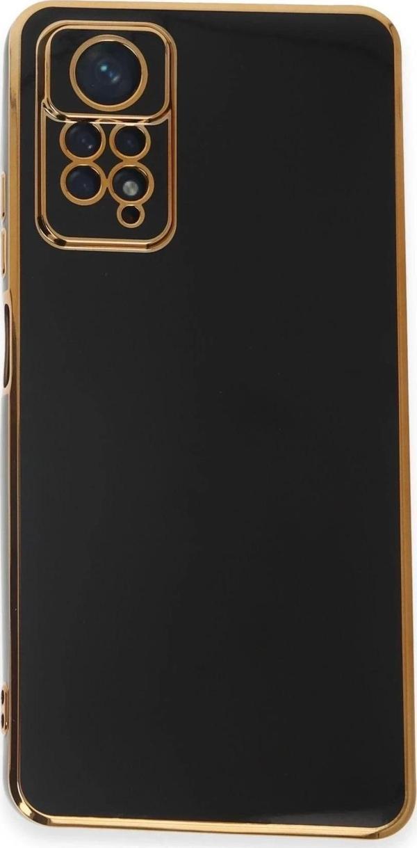 Xiaomi Redmi Note 12 Pro 4G Kılıf Volet Silikon - Siyah - Image 1