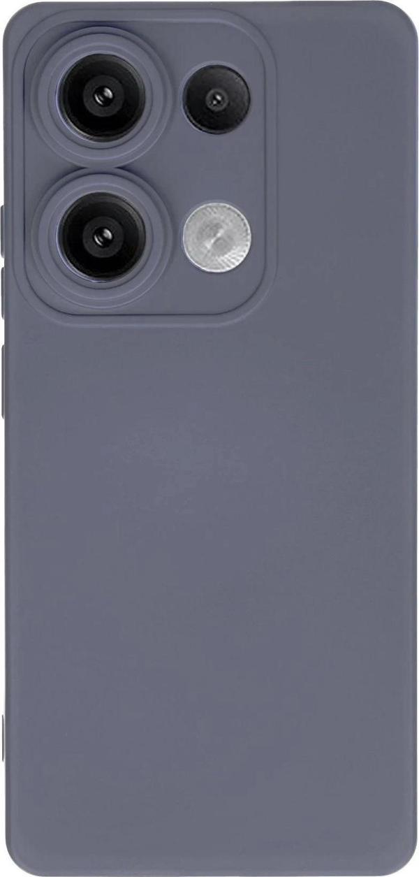 Xiaomi Redmi Note 13 Pro 4G Kılıf Nano içi Kadife Silikon - Gri - Image 1