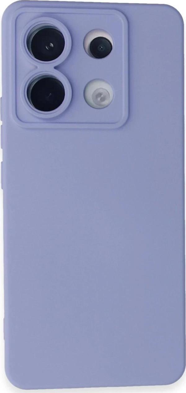 Xiaomi Redmi Note 13 Pro 5G Kılıf Nano içi Kadife Silikon - Lila - Image 1
