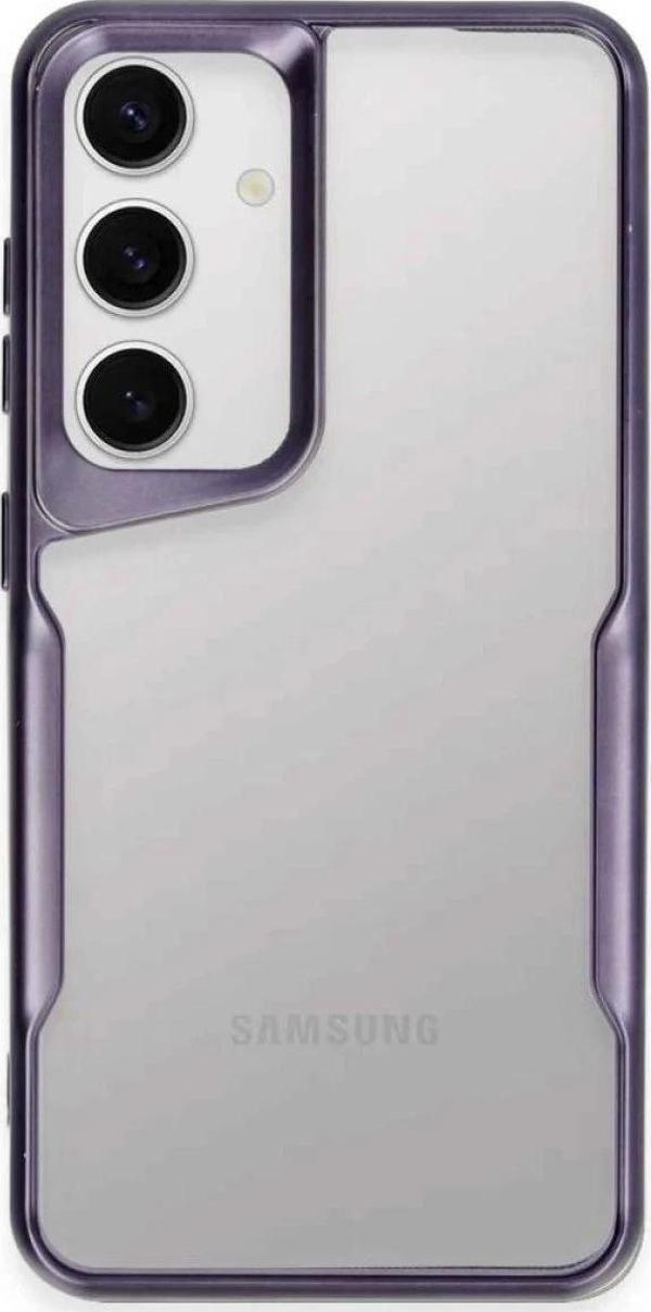 Samsung Galaxy A55 5G Kılıf Boyi Silikon Kapak - Derin Mor - Image 1