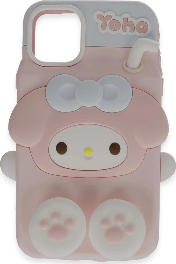 iPhone 11 Kılıf Poky Karakter Silikon Kapak - Desen 2 - Image 1