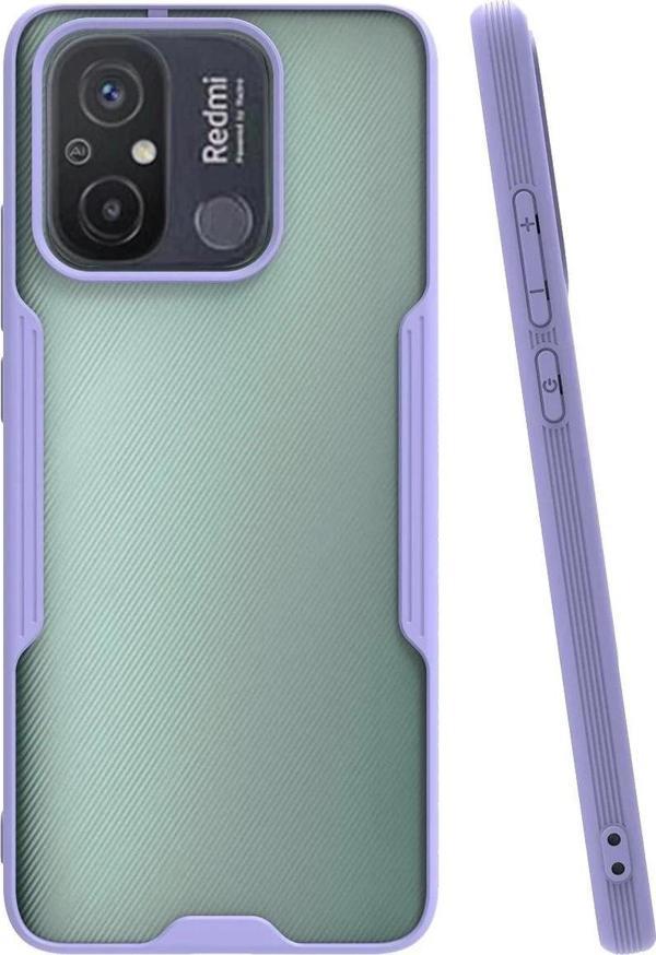 Xiaomi Redmi 12C Kılıf Platin Silikon - Lila - Image 1