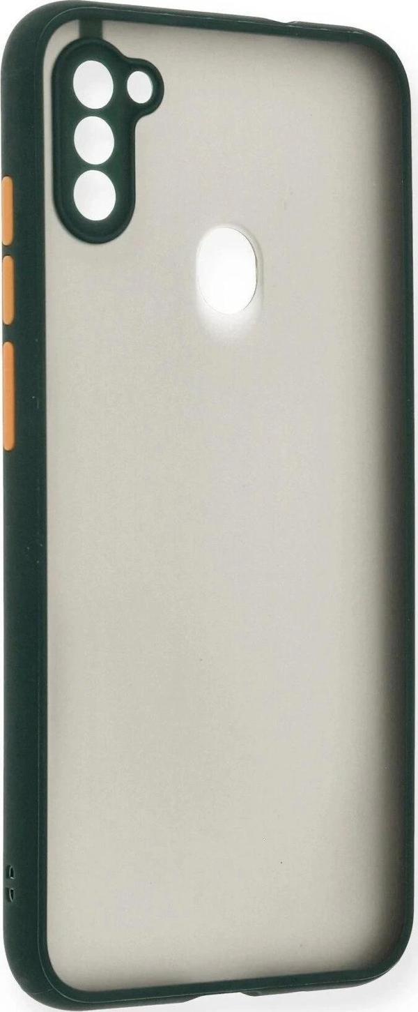 Samsung Galaxy A11 Kılıf Montreal Silikon Kapak - Yeşil - Image 1