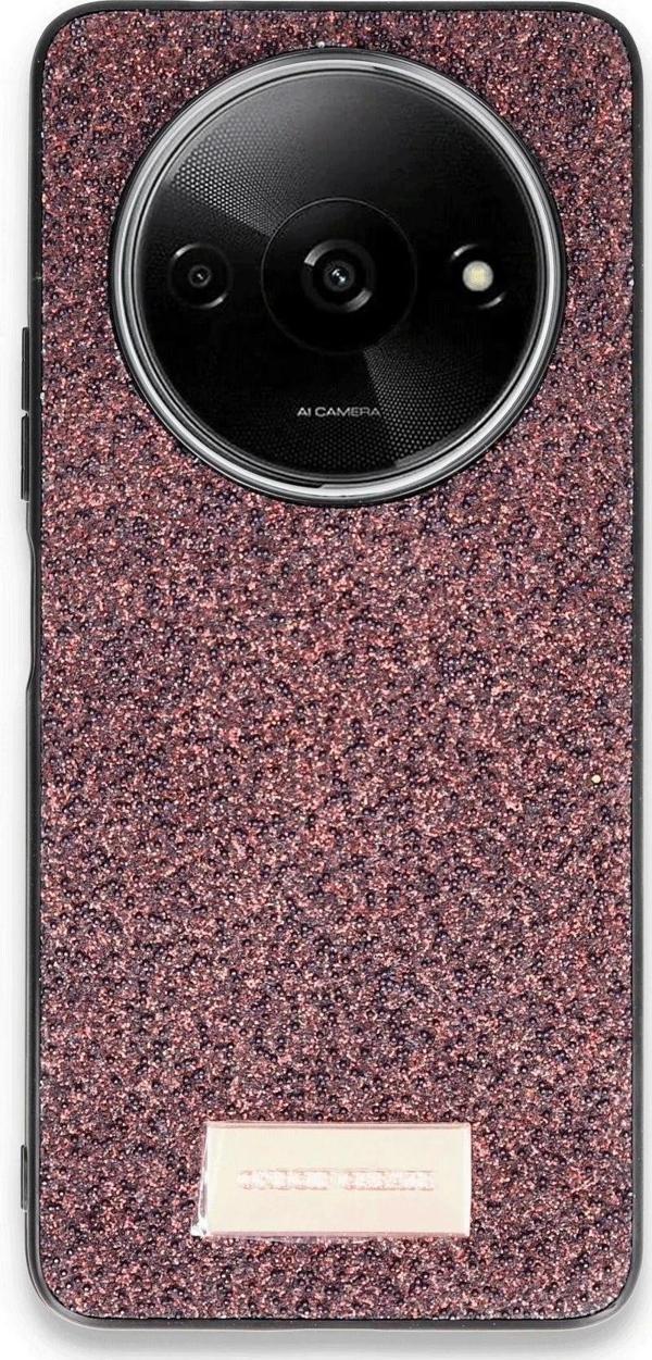 Onegif Xiaomi Redmi A3 4G Bright Simli Kapak - Derin Mor - Image 1