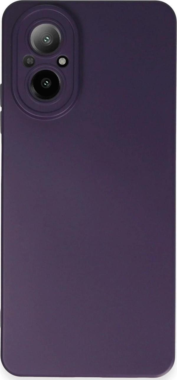 Realme 12 Lite Kılıf Nano içi Kadife Silikon - Mor - Image 1