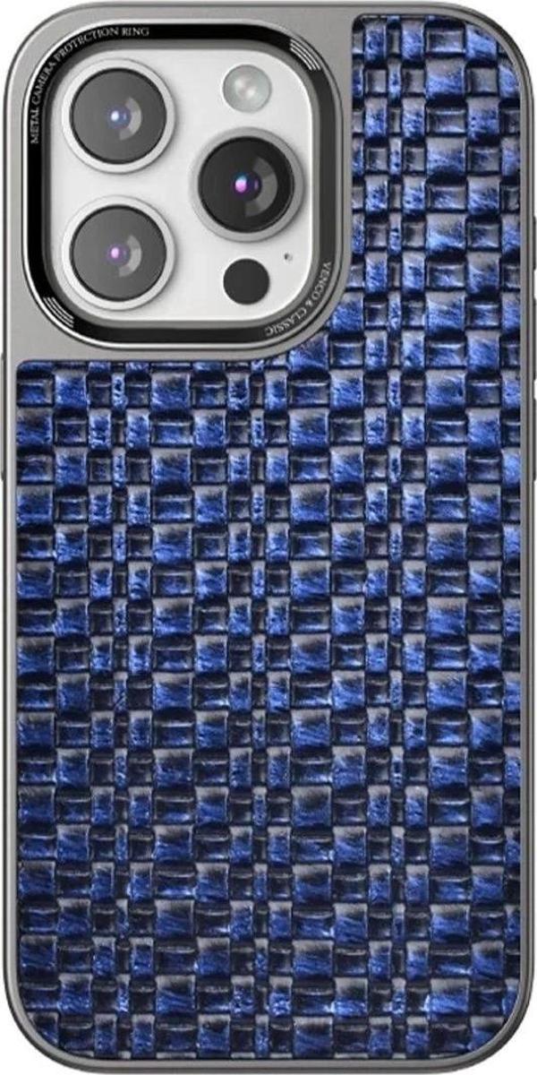 Venco iPhone 15 Pro Brand Kapak - Lacivert - Image 1